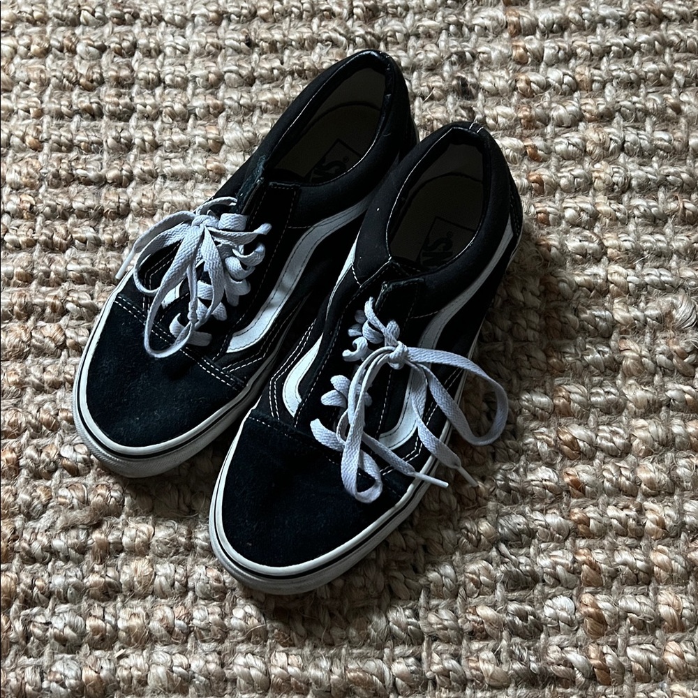 Vans Classic Black and White Low-Tops